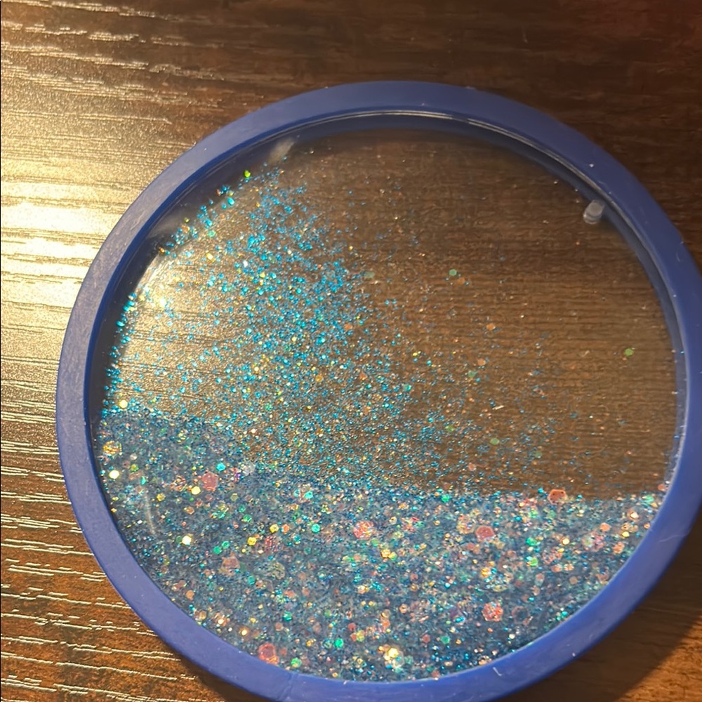 Snowglobe Glitter Coaster